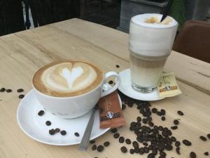 Cappuccino oder Latte Macchiato